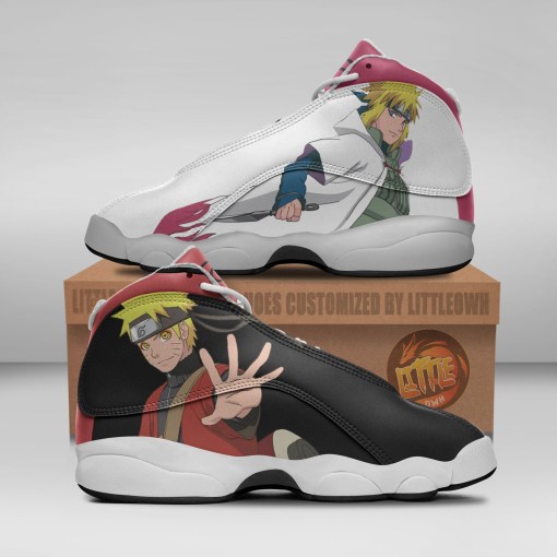 Nrt X Minato Sneakers Custom Nrt Anime Personalized Name Air Jd13 Shoes