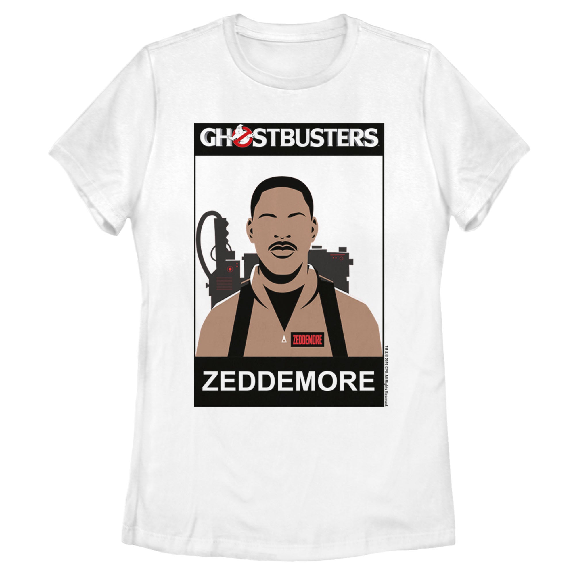 Women’S Ghostbusters Zeddemore 2D Cell Shade T-Shirt