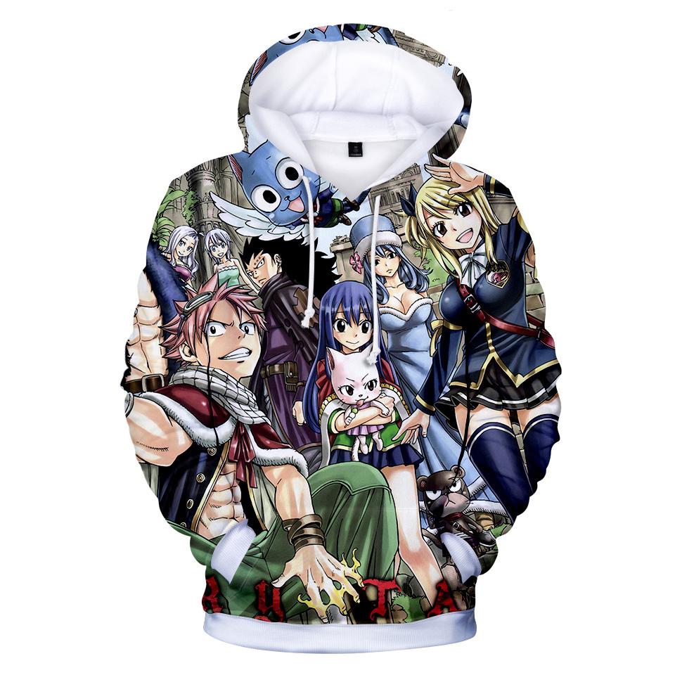 Fairy Tail Hoodies – Fairy Tail Anime Series Hero Combination Super ...