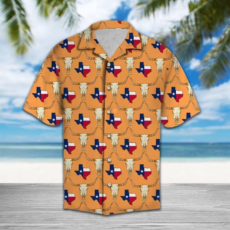 Artsyhomes Texas Longhorn Hawaiian Ha110720