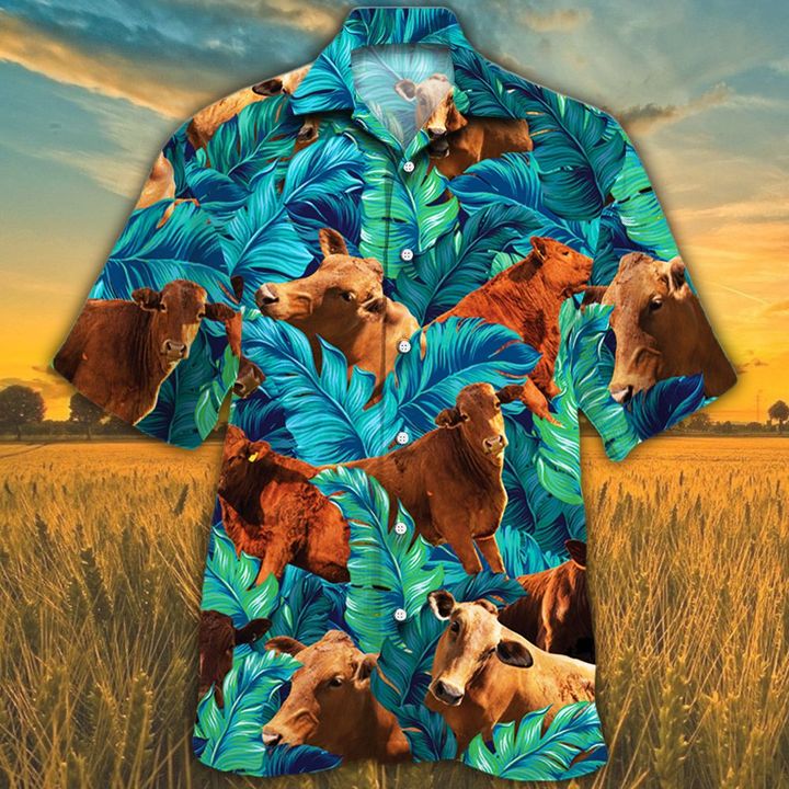 Beefmaster Cattle Lovers Hawaii Cow Hawaii Shirt For Men Women Ha40590