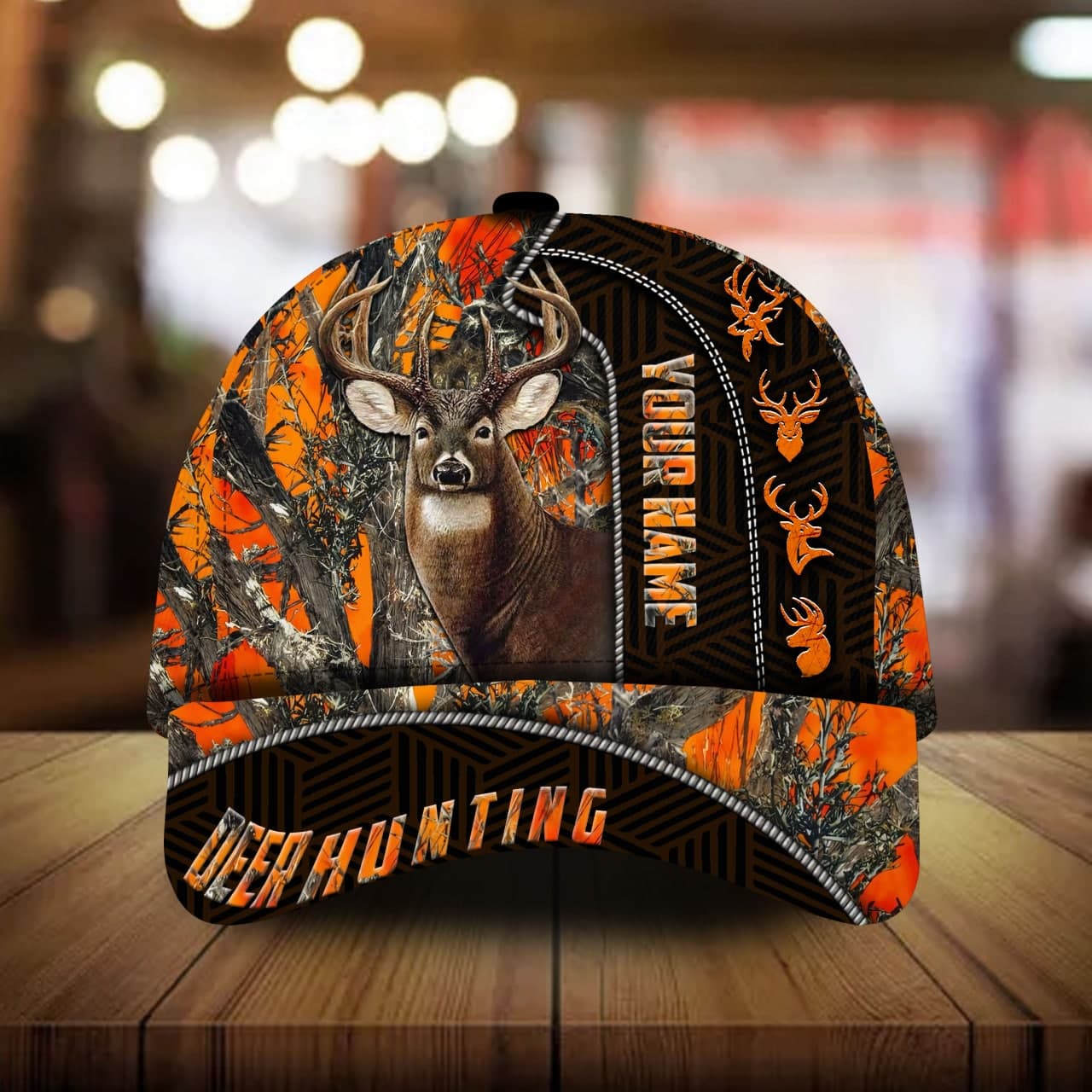 The Unique Deer Hunting Love Autumn Hats 3D Multicolored Personalized