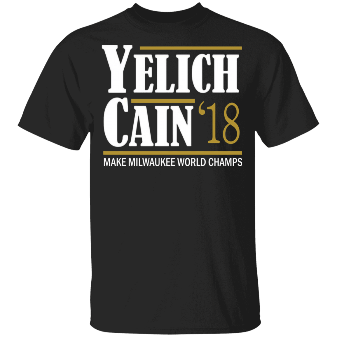 Christian Yelich Shirt Lorenzo Cain Milwaukee Brewers Baseball Youth T-Shirt