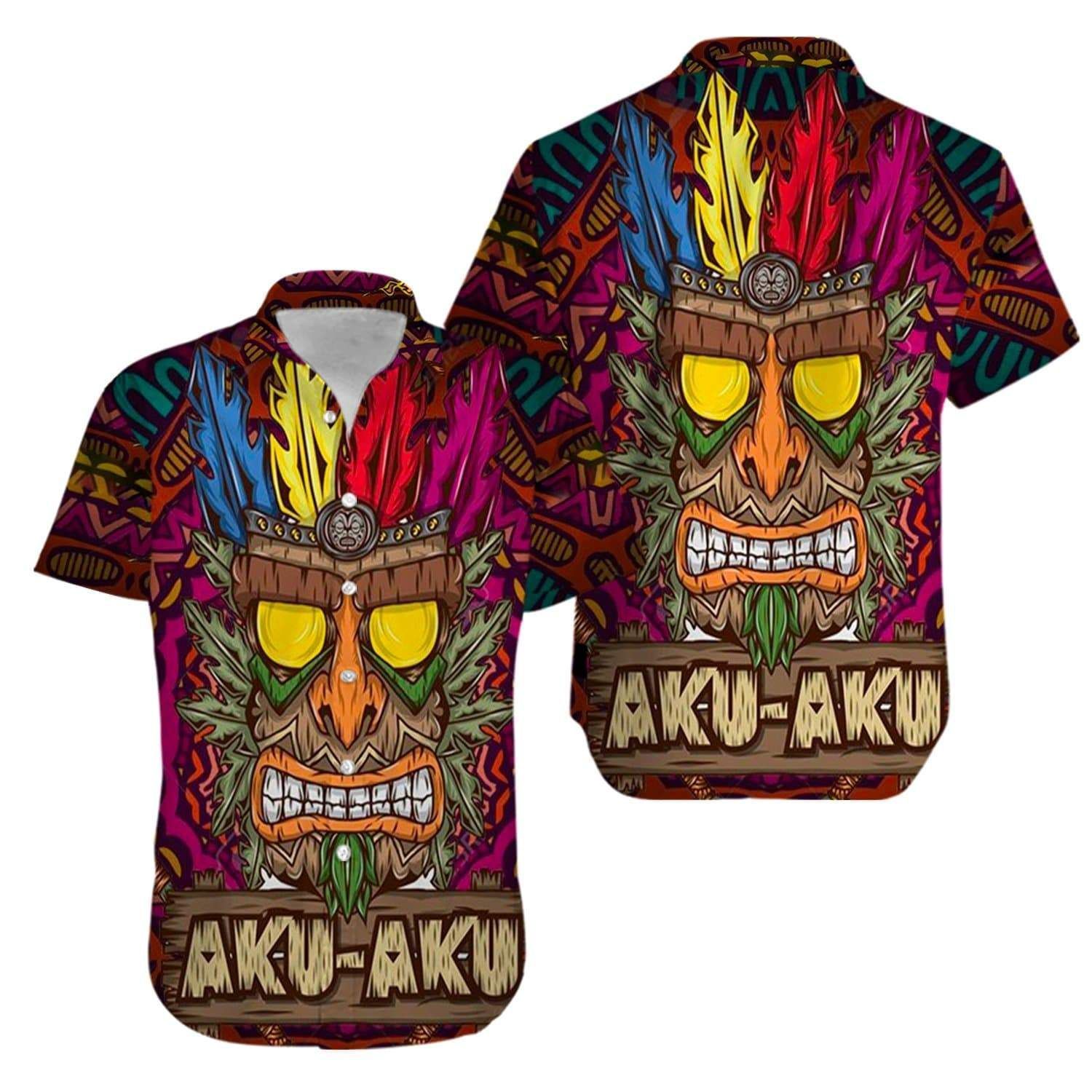 Shop From 1000 Unique Aku Tiki Hello Summer Aloha Hawaii Shirts V Ha73375