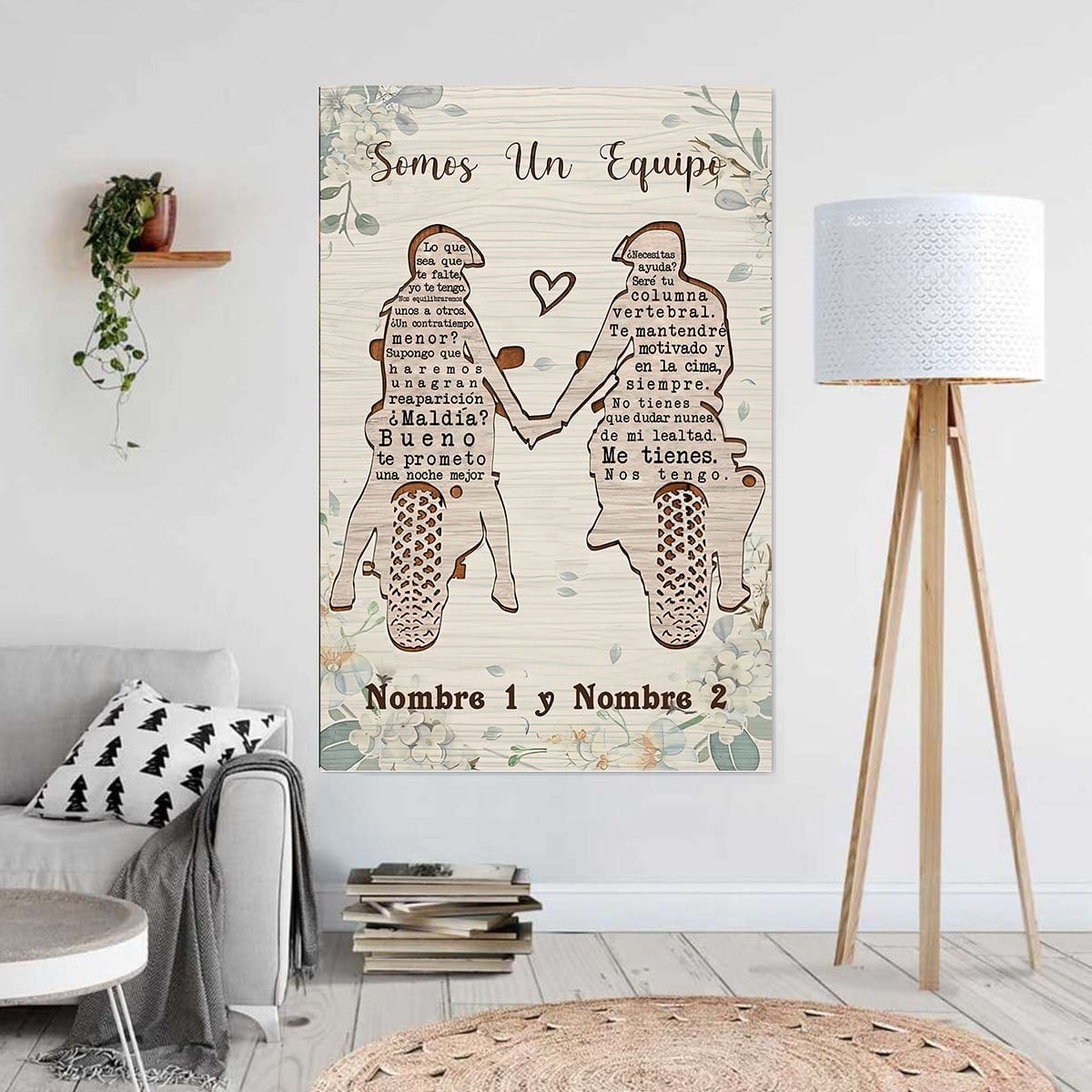 Canvas Art Prints Somos Un Equipo Wall Art Home Decor