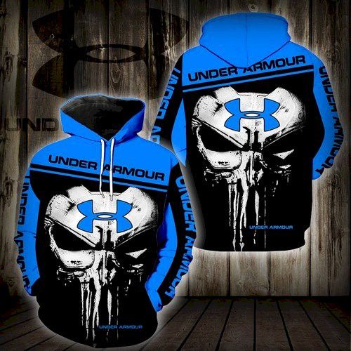 Under Armour Skull Punisher  3D Hoodie For Men And Women Personalized Trending Gift