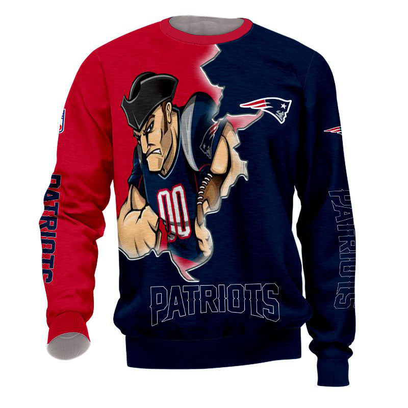 New England Patriots Sweatshirts Mascot