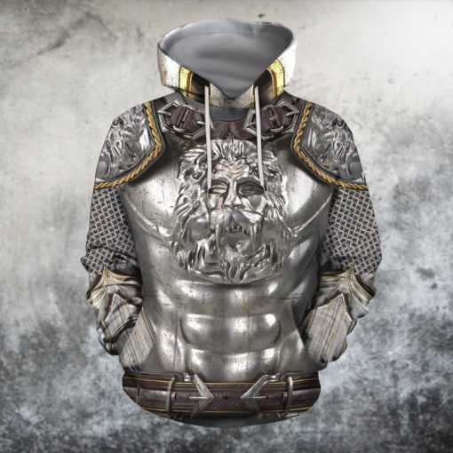 Medieval Knight Templar Lion Armor Shirt For Men And Women