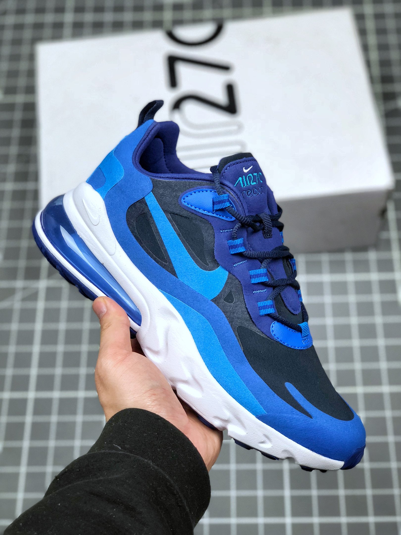 Nike Air Max 270 React Blue VoidPhoto Blue-Game Royal 5339794