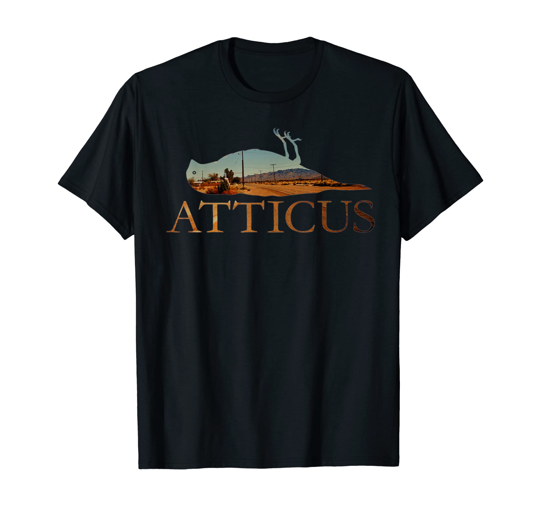 Mens ATTICUS Horizon Bird T Shirt (Photo Print)