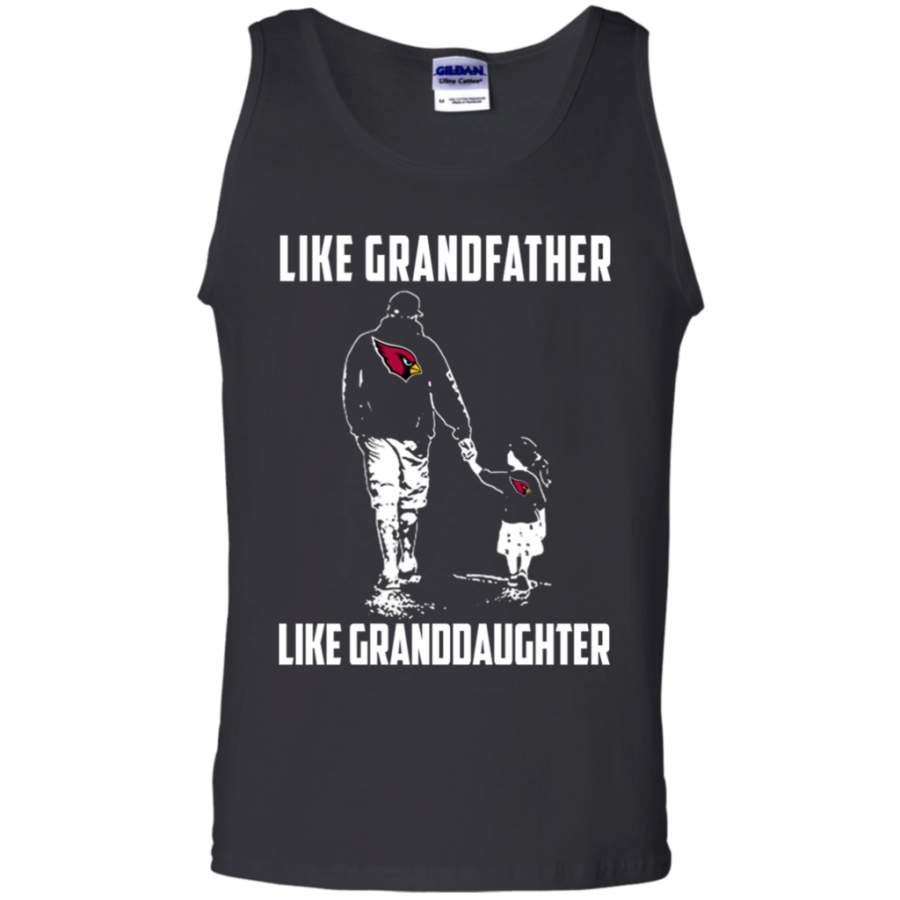 Super Arizona Cardinals Like GrandFather Like GrandDaughter t shirt Cotton Tank Top