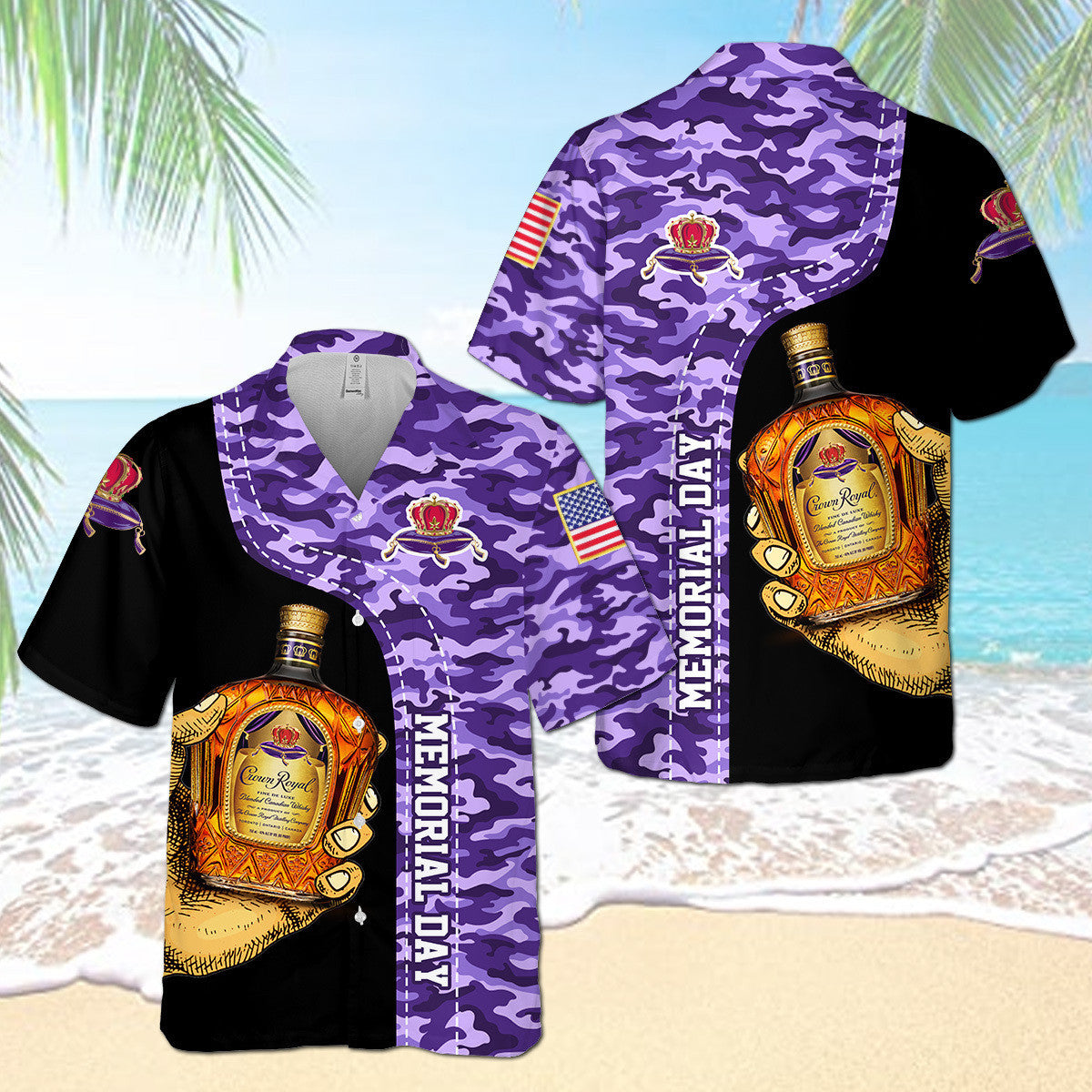 Crown Royal Memorial Day Hawaii Shirt Ha37272