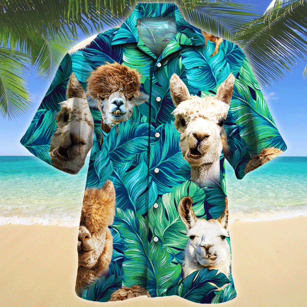 Llama Lovers Gift Hawaiian Shirt Ha2328