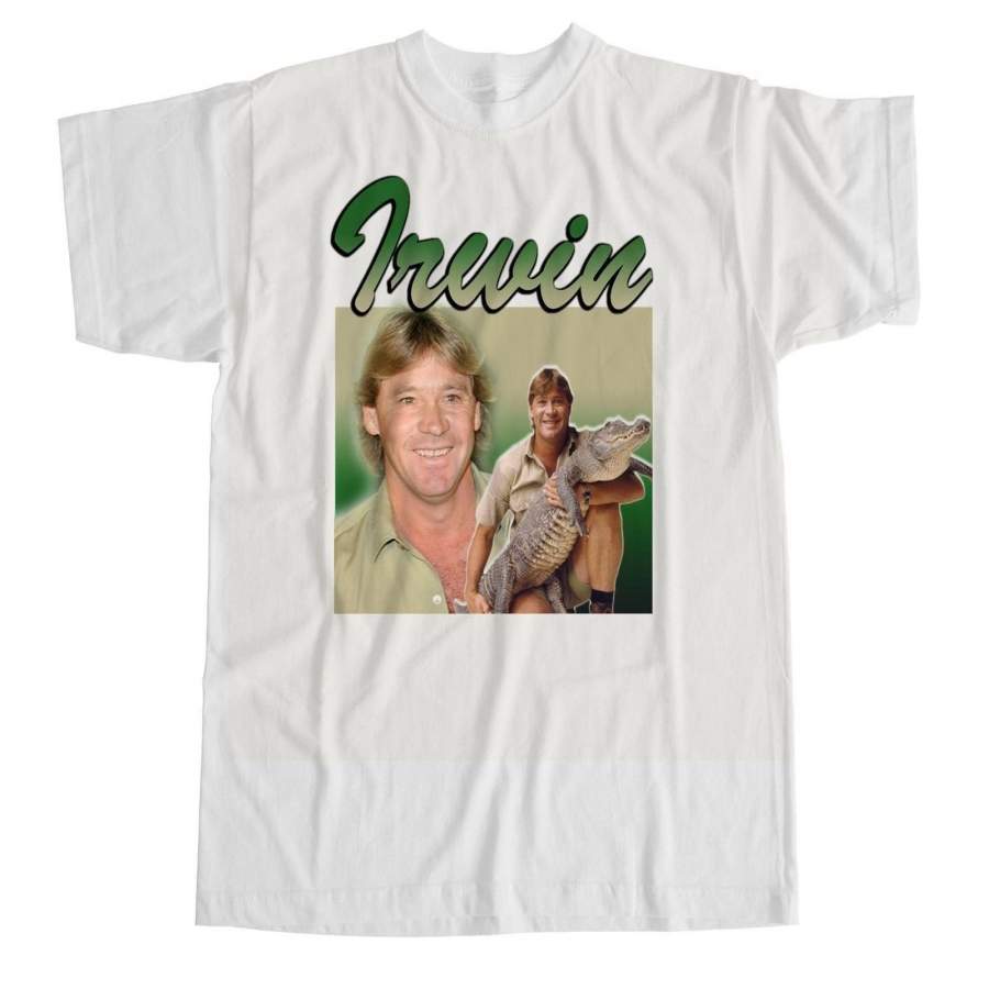 Steve Irwin T Shirt Crocodile Hunter Australia Men’s Fashion Graphic Tee T-shirt