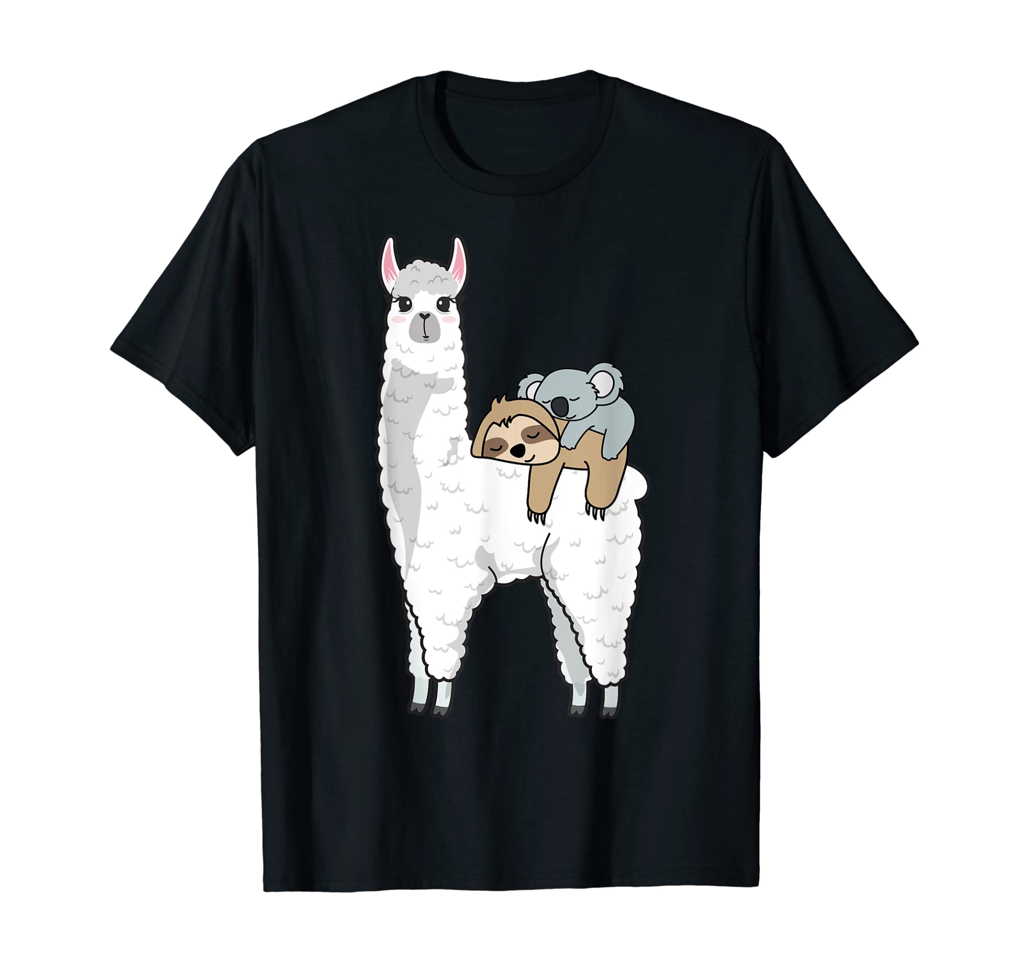 PATRONUS SLOTH & KOALA ON LLAMA ALPACA, OFFICIAL NAPPING T-Shirt