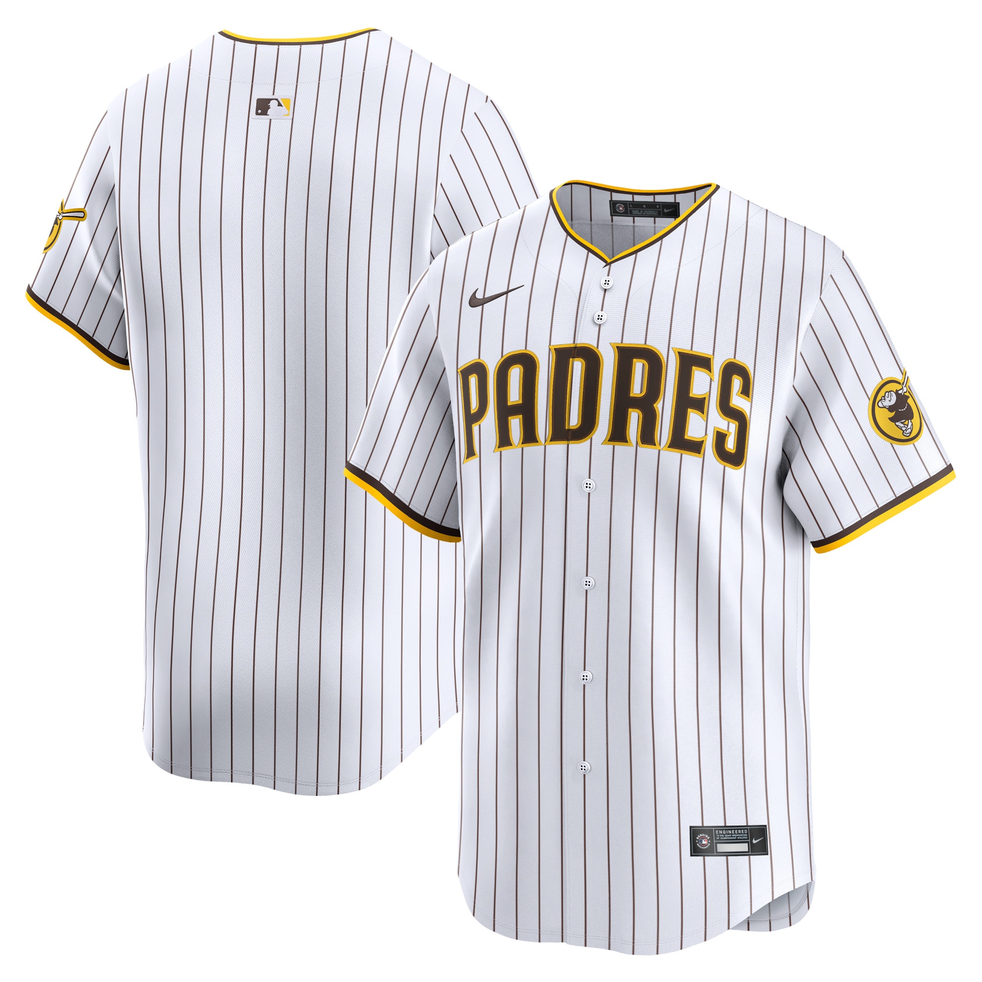 San Diego Padres Youth Home Limited Jersey – White