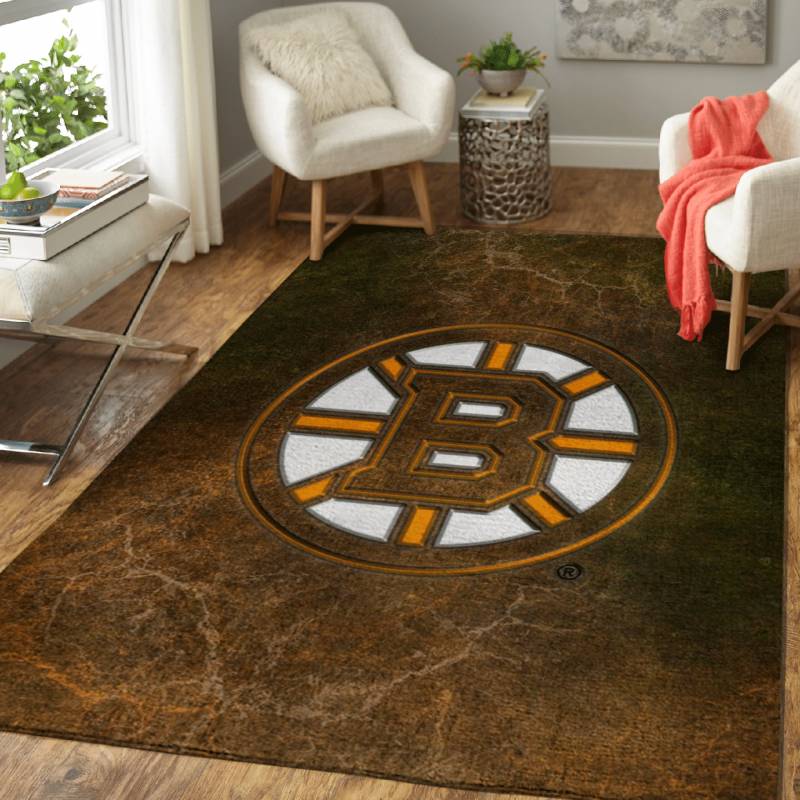 Rug Home Decor Boston Bruins – Sport Grunge Cracked