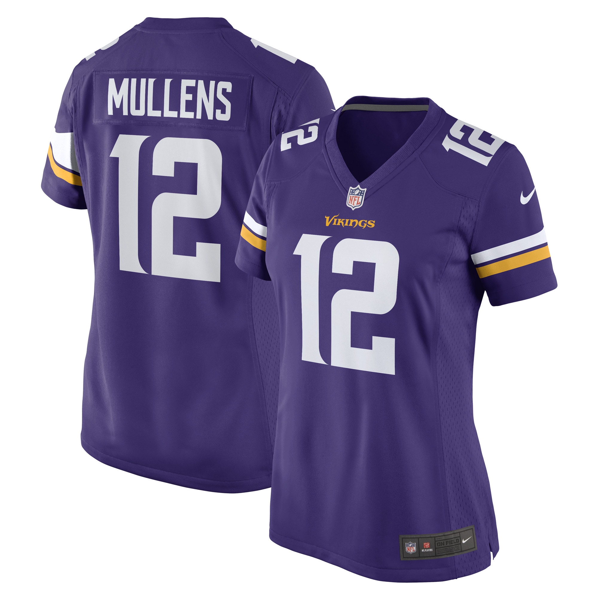 Nick Mullens Minnesota Vikings Women's Game Player Jersey – Purple