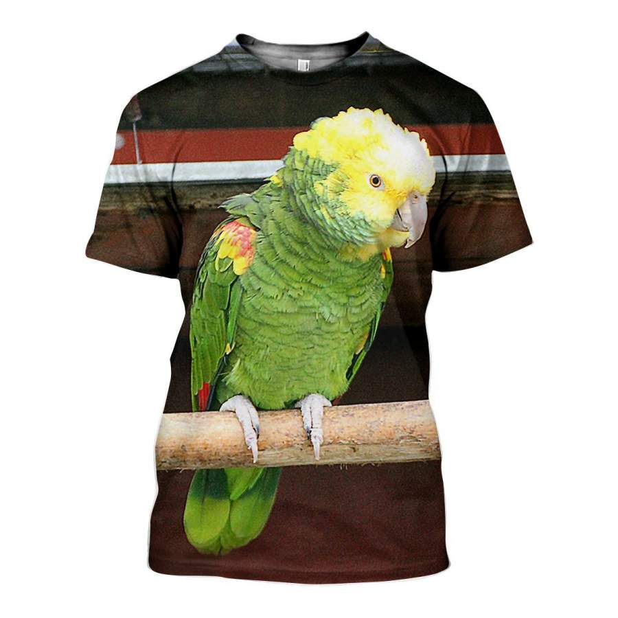 3D All Over Printed Cuban Parrot Shirts And Shorts