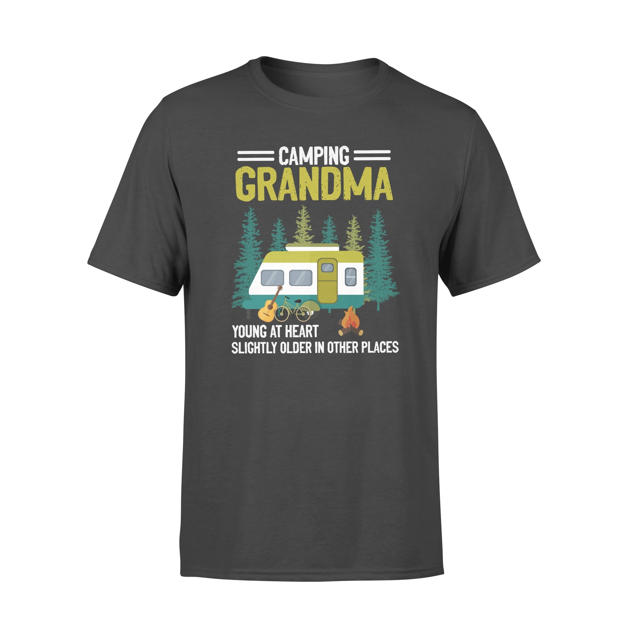 Camping Grandma Young At Heart Slightly Older In Other Places – Premium T-shirt