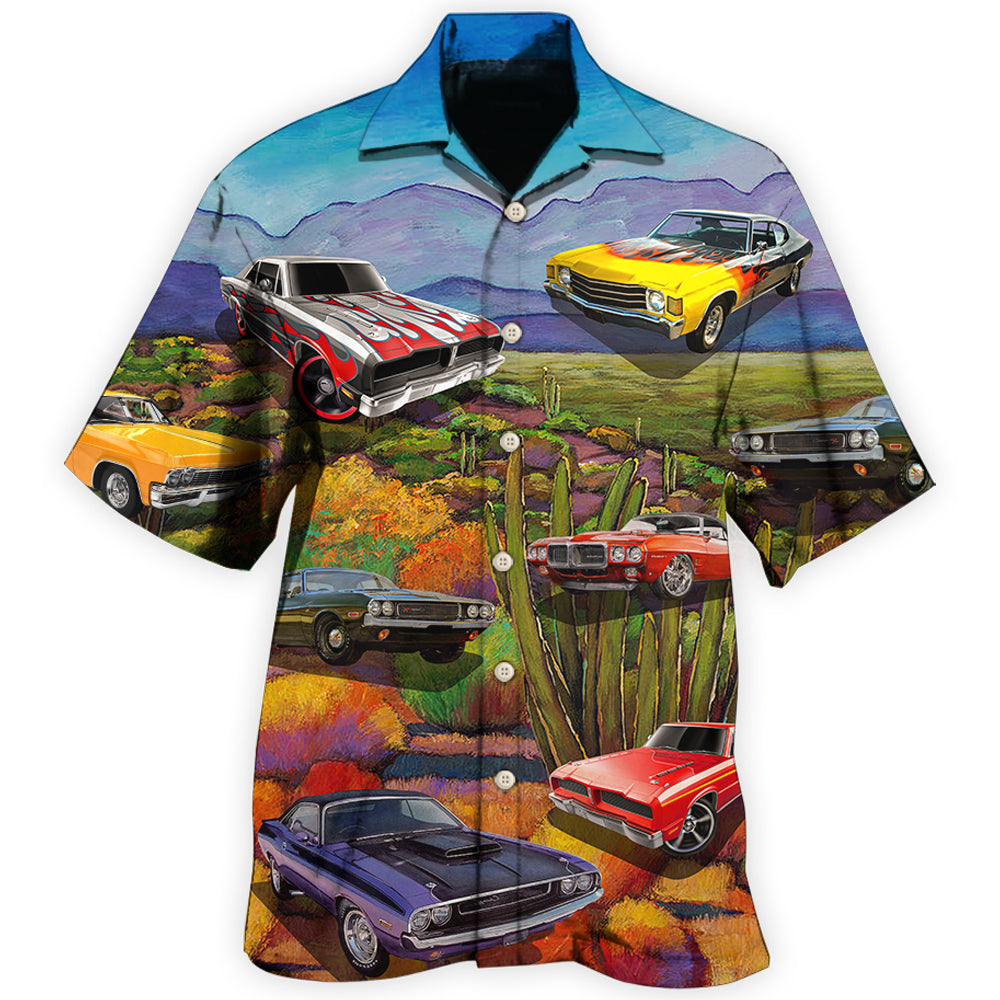 Muscle Cars Style Hawaii Shirt Ha36058