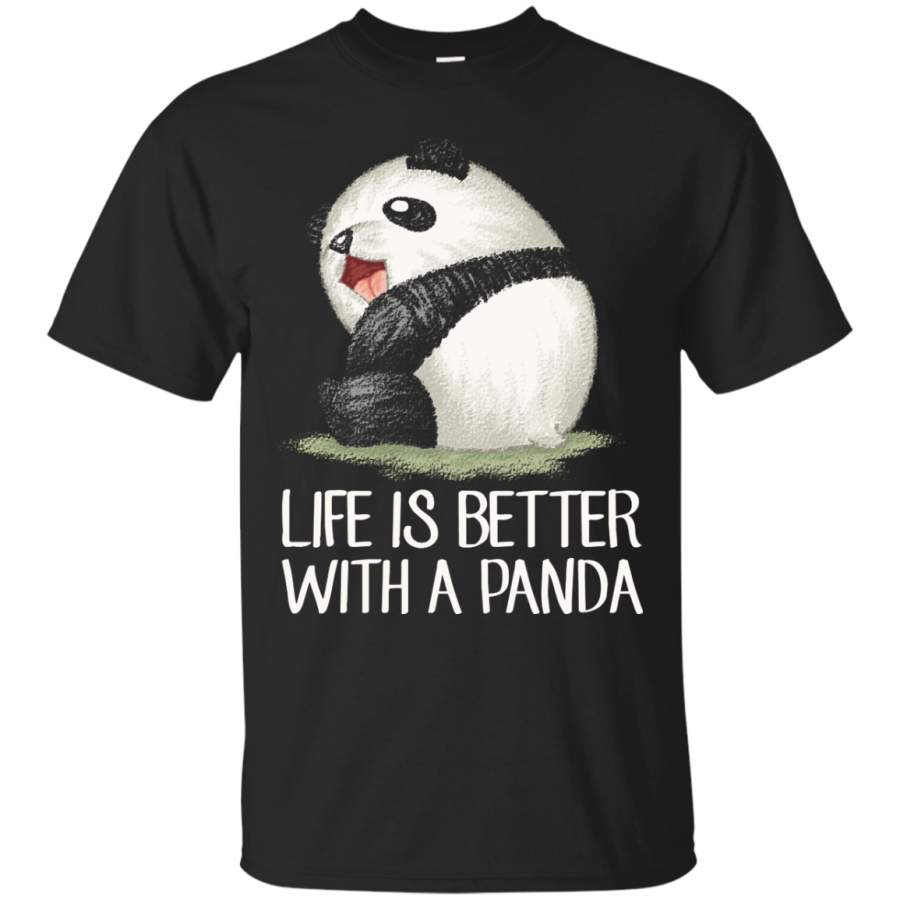 AGR NewmeUp Men’s Panda Tshirt Life Is Better With A Panda Shirts