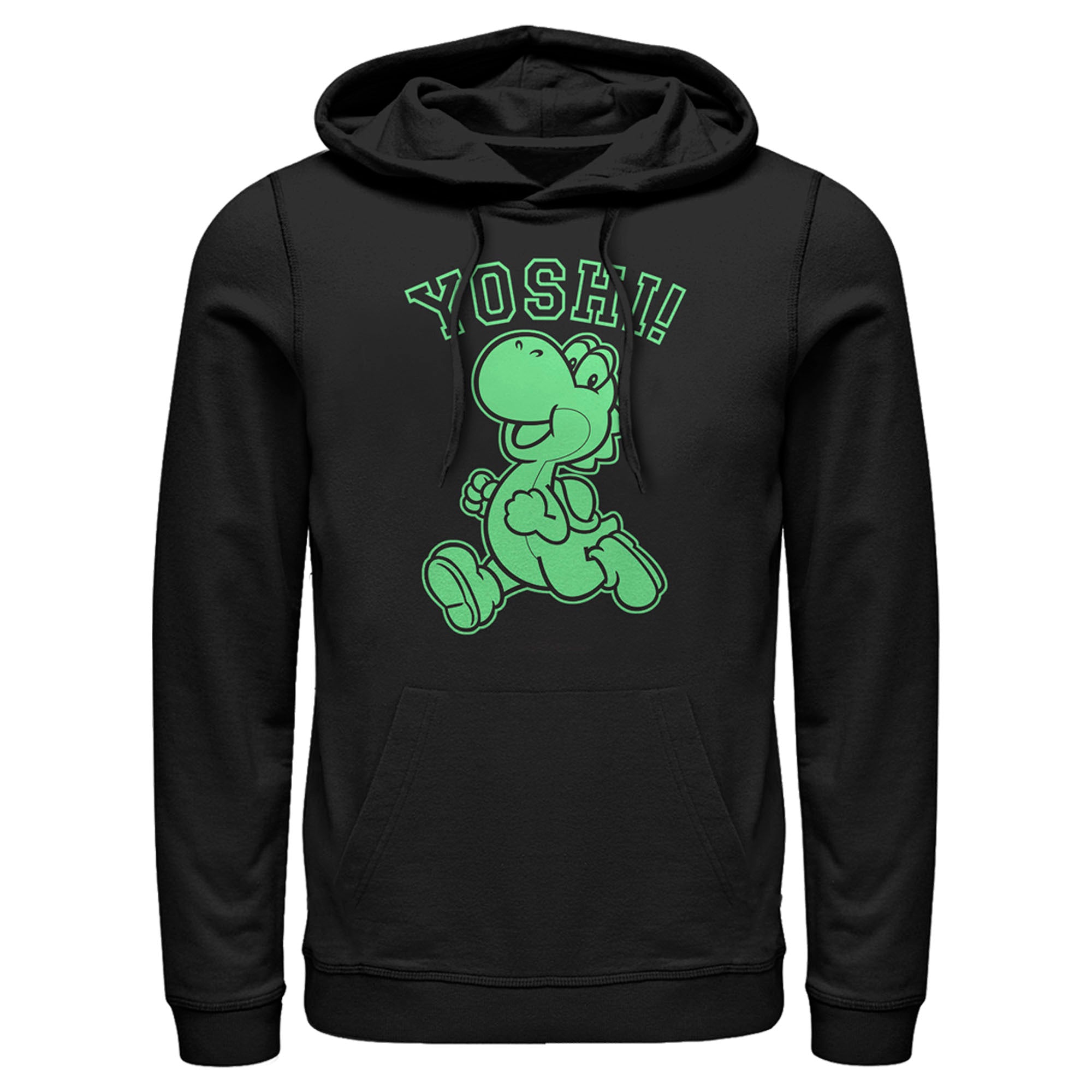 Men’S Nintendo Yoshi Character Run Pull Over Hoodie