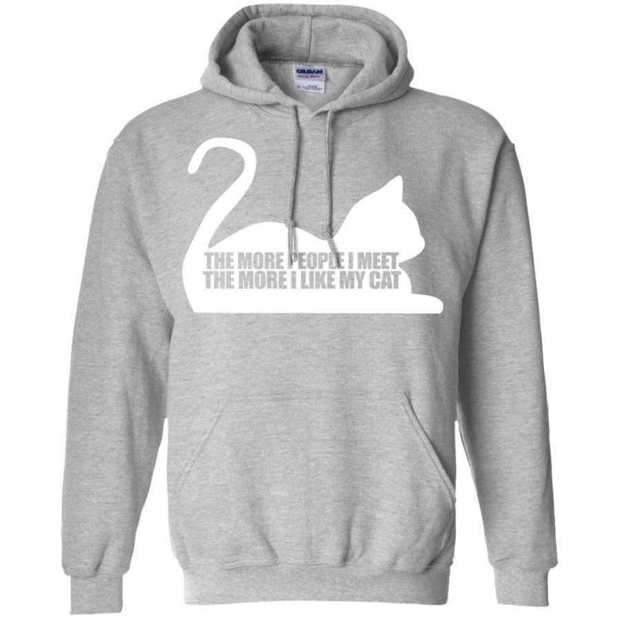 The More People I Meet, The More I Like Cats Hoodie