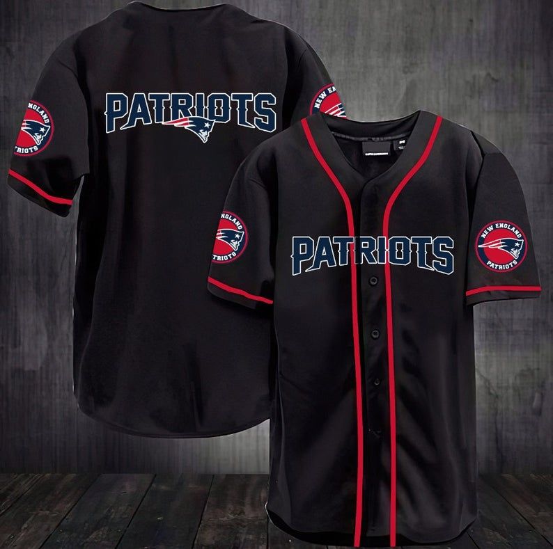 New England Patriots Personalized Baseball Jersey Shirt 42