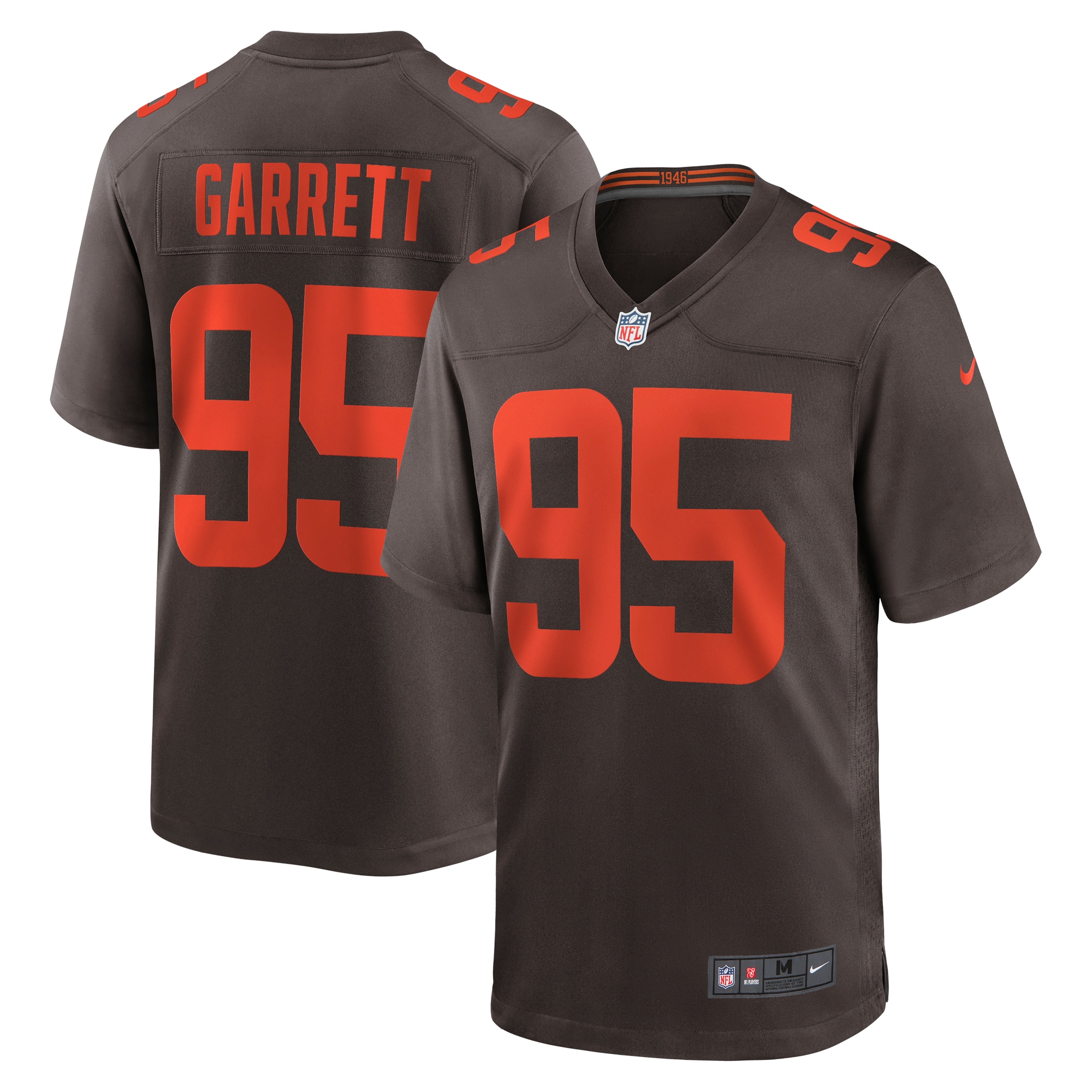 Myles Garrett Cleveland Browns Alternate Game Jersey – Brown