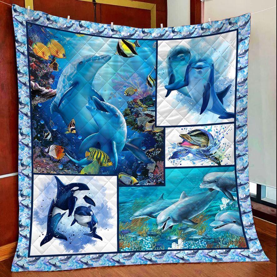 Dolphin Life Ty1408 – Quilt Blanket