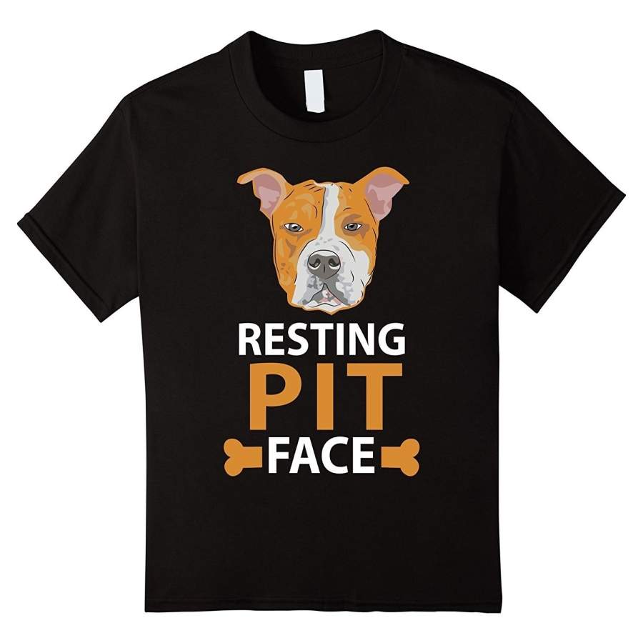 Pitbull Resting Pit Face Shirt – Love Pitbull T-Shirt
