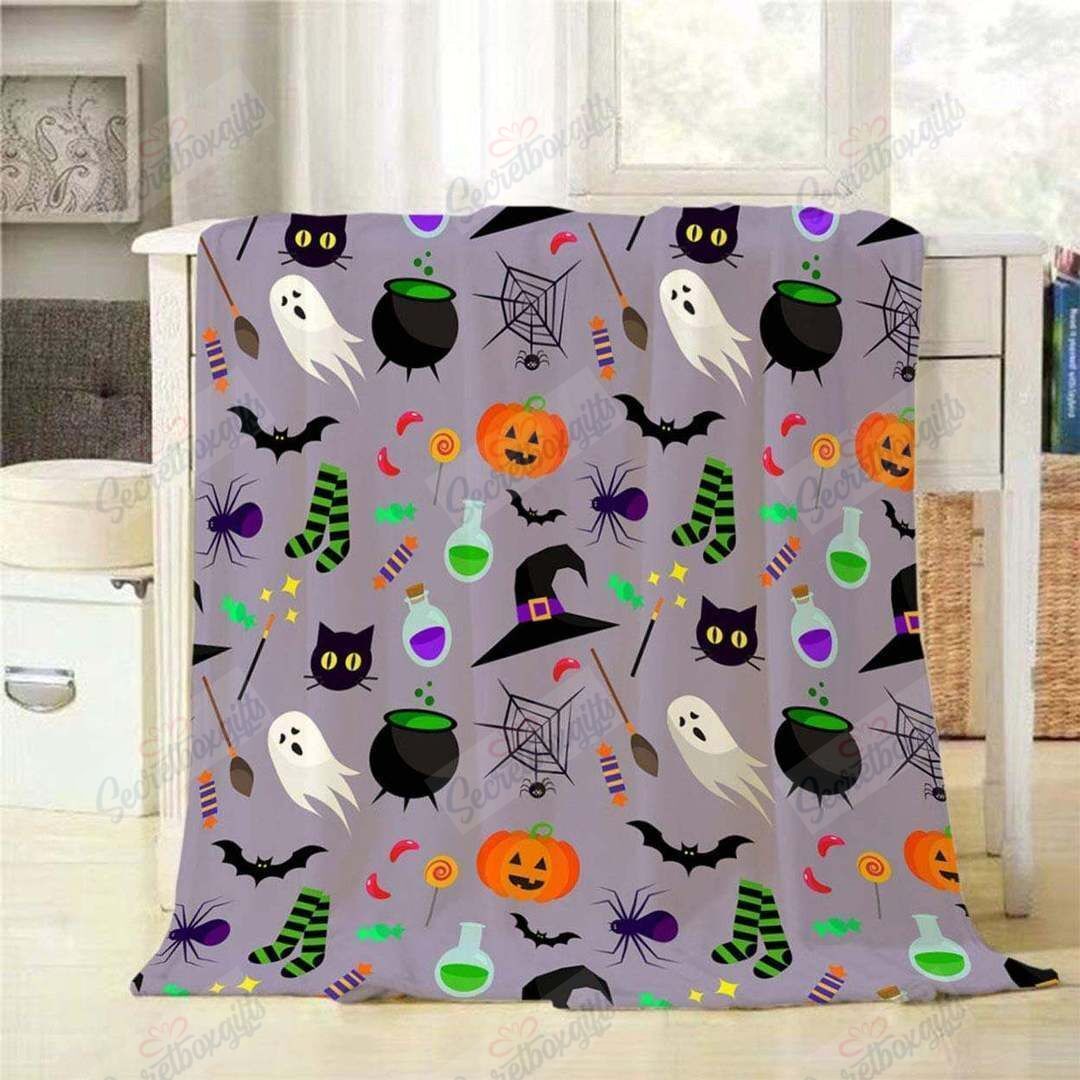 Halloween Pattern Gs-Cl-Kc0107 Fleece Blanket