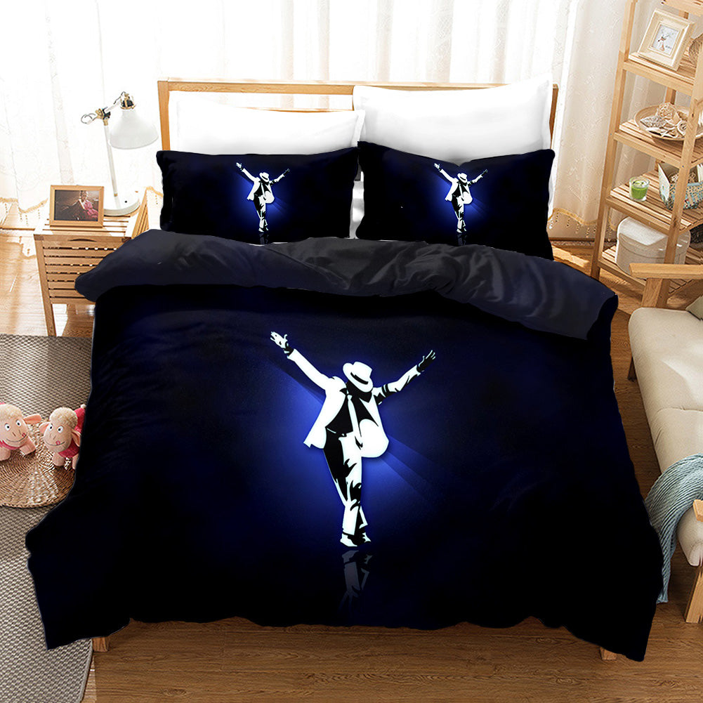 3D Michael Jackson Quilt Cover Set Bedding Set Pillowcases 109