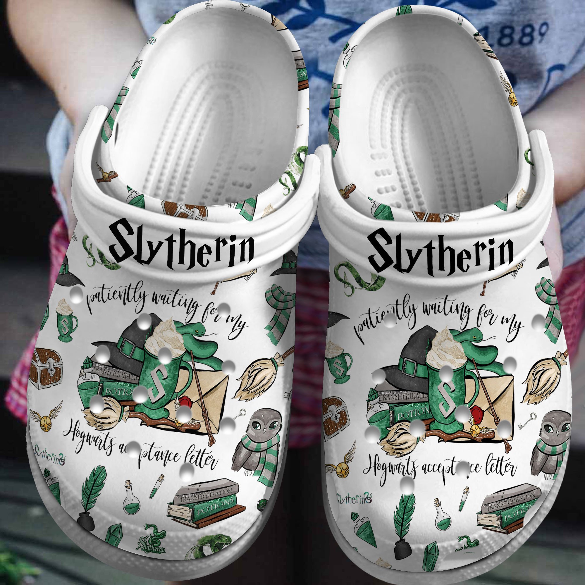 Harry Potter Slytherin Movie Crocss Clogs For Men Women And Kid Tr1805187098