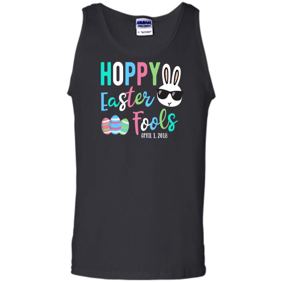 Easter April Fools Day 2018 Shirt – Hoppy Easter Fools Bunny Tank Top