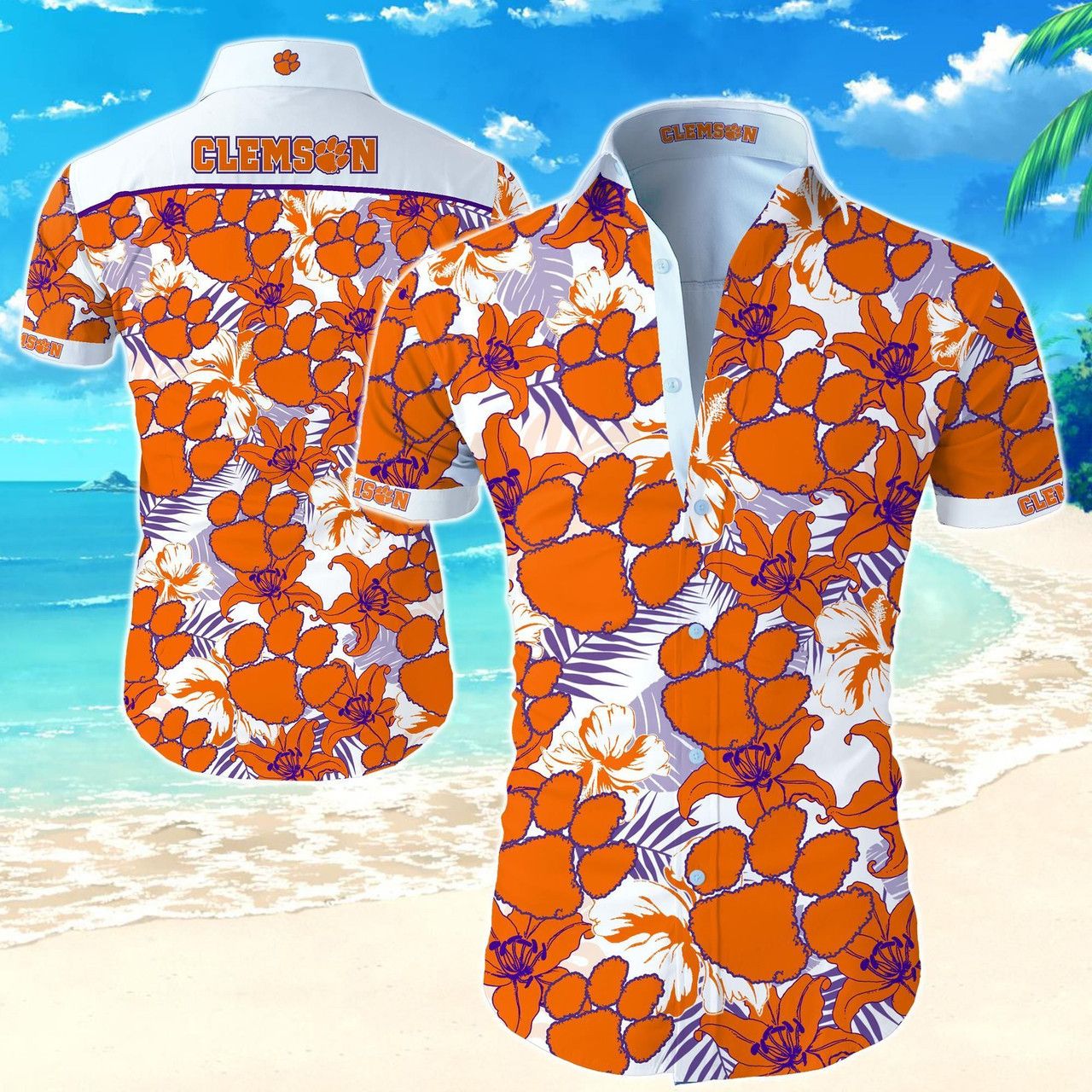 NCCA Clemson Tigers Hawaiian Shirt