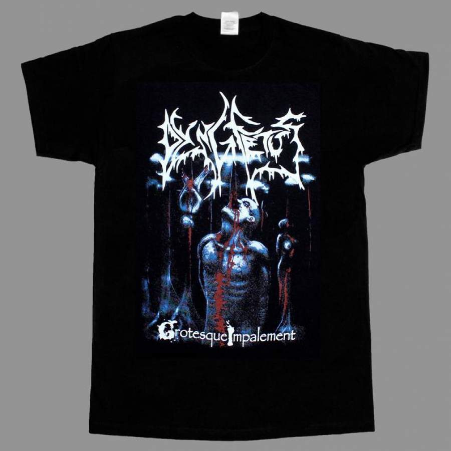Dying Fetus Grotesque Impalement Death Metal Short Black T-Shirt ...