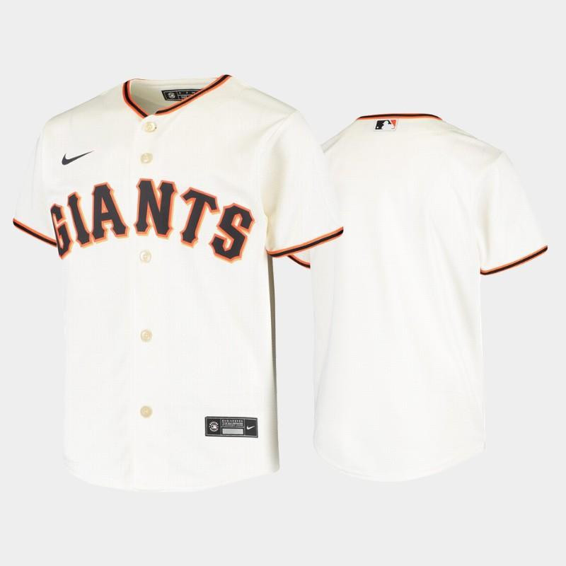 Youth San Francisco Giants Cream Home Jersey