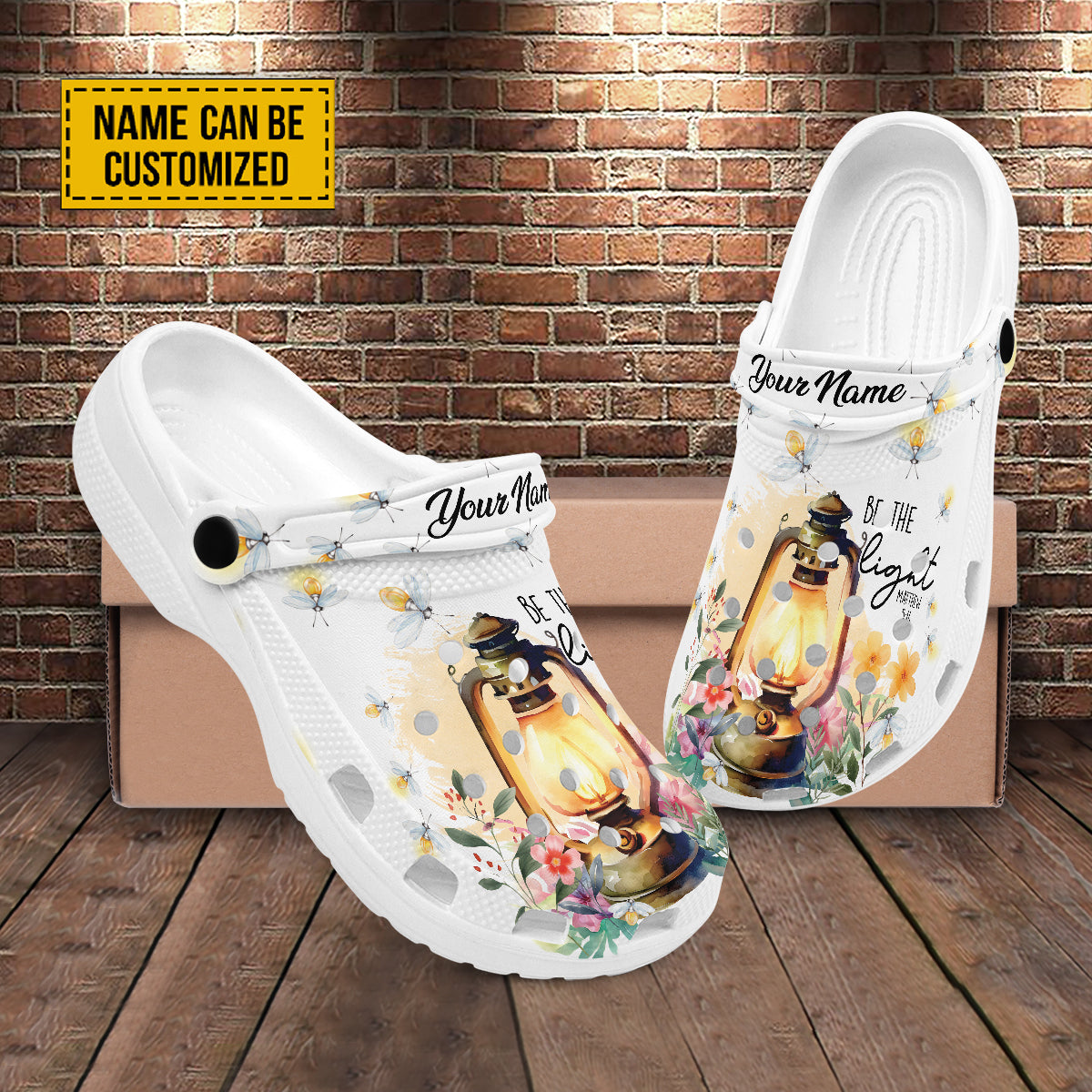 Be The Light Customized Crocs Crocband Clogs Shoes Comfortable For Men Women and Kids Gift For Jesus Lovers