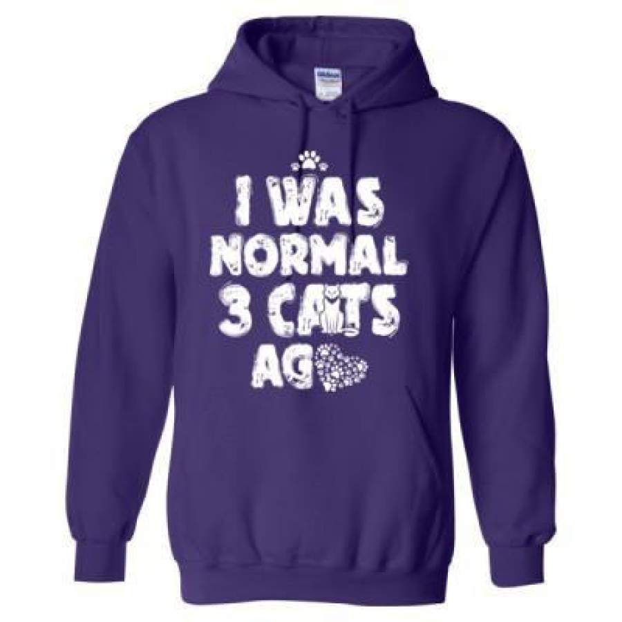 AGR I Was Normal 3 Cats Ago – Heavy Blend™ Hooded Sweatshirt