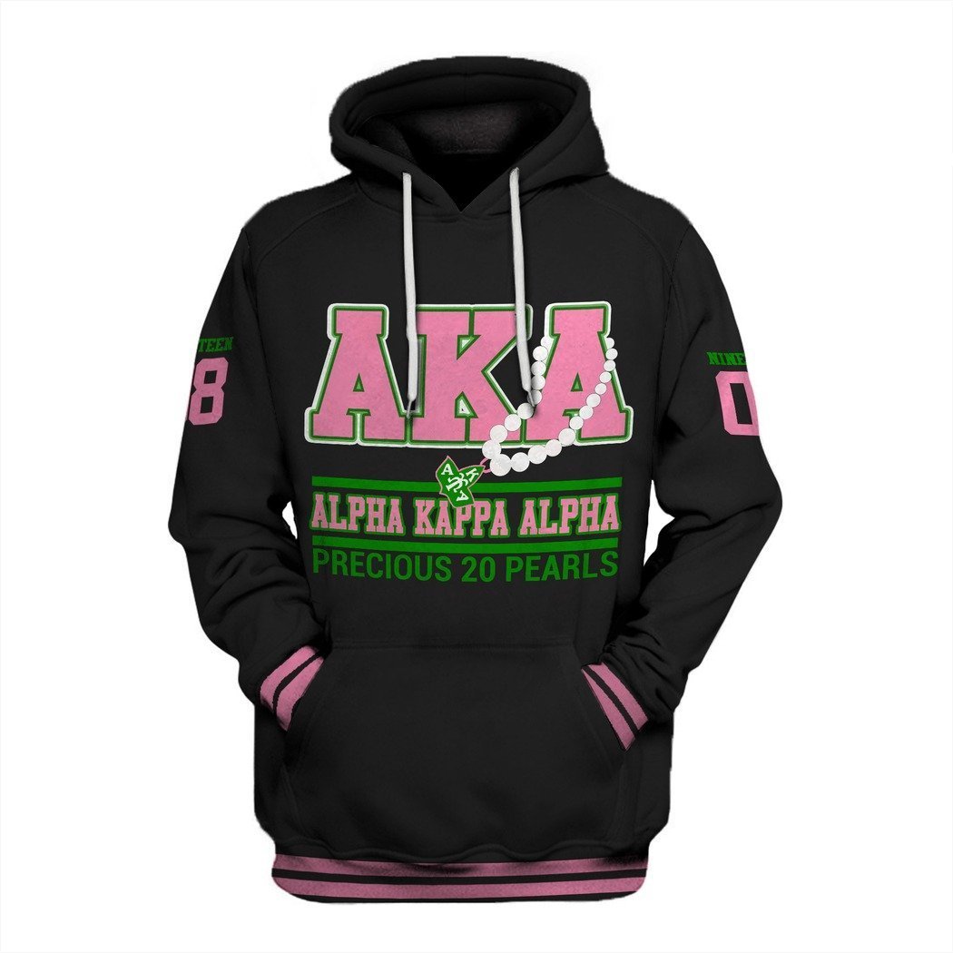 Greek Life Hoodie – Alpha Kappa Alpha Precious Pearls Hoodie