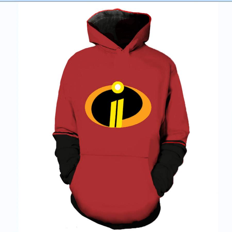 The Incredibles Hoodies – The Incredibles Costume Zip Up  Hoodie