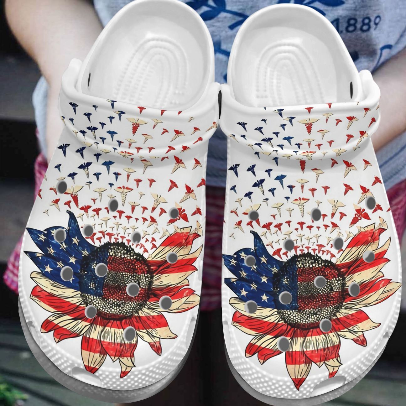 Cna Personalize Clog, Custom Name, Text, Fashion Style For Women, Men, Kid, Print 3D Whitesole Proud Cna X