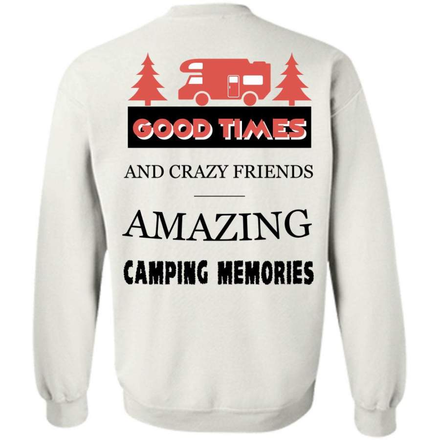 Sport T Shirt, Amazing Camping Memories Sweatshirt