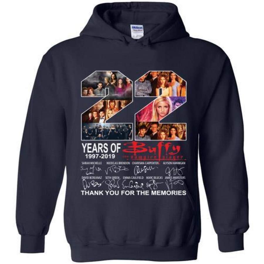 22 years of Buffy the Vampire Slayer 1997 2019 thank you for the memories Hoodie