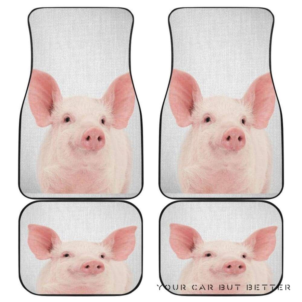 Pig Cute Pet Animal Car Floor Mats 173218 Personalized Car Seat Floor Mat Custom Print