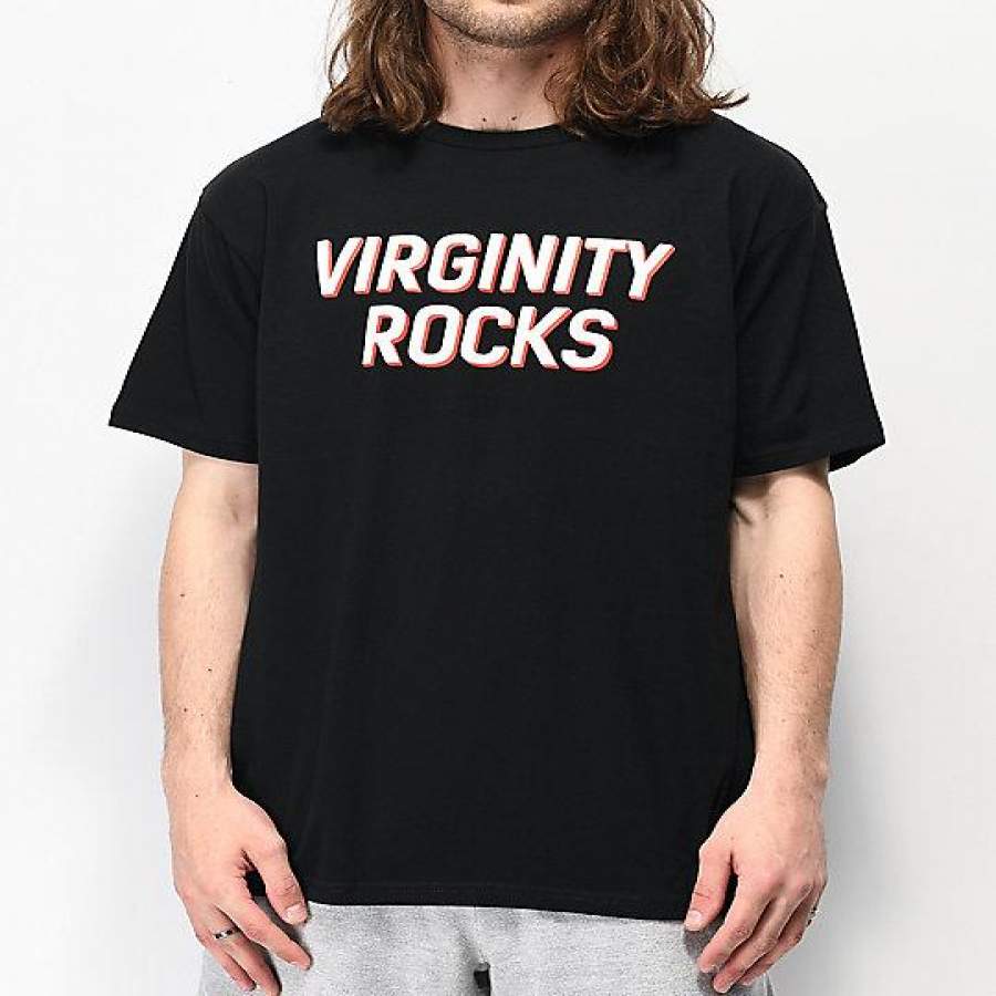 Danny Duncan Virginity Rocks Black T-Shirt