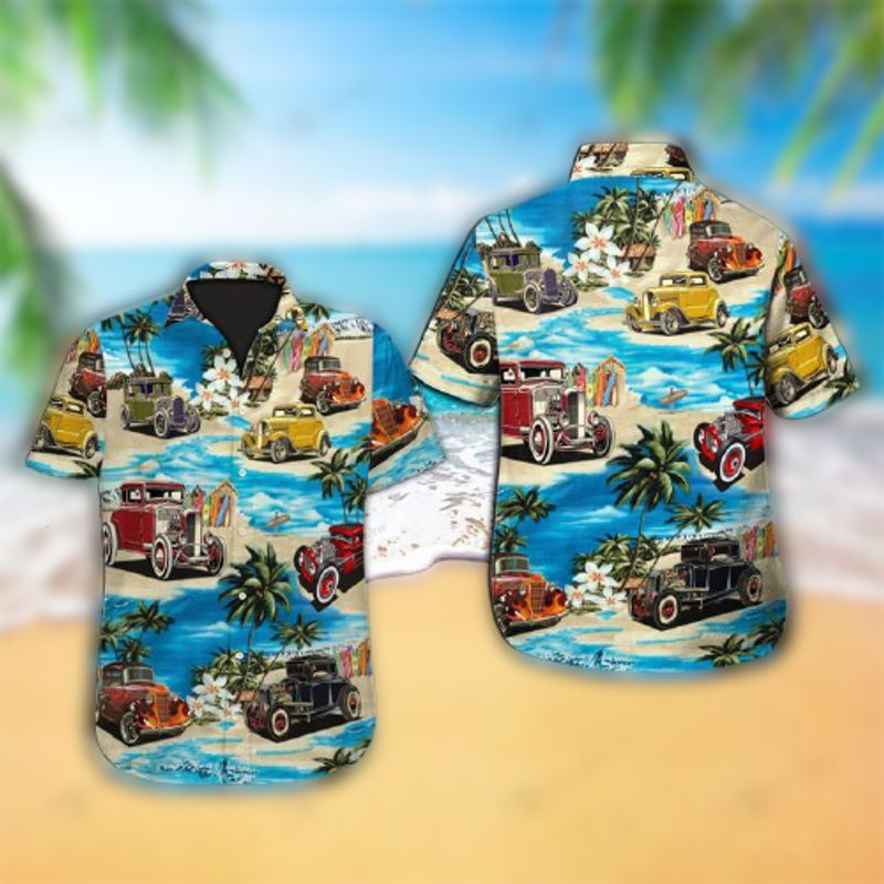 Hot Rod Hawaii Shirt For Men Women Adult Ha25596