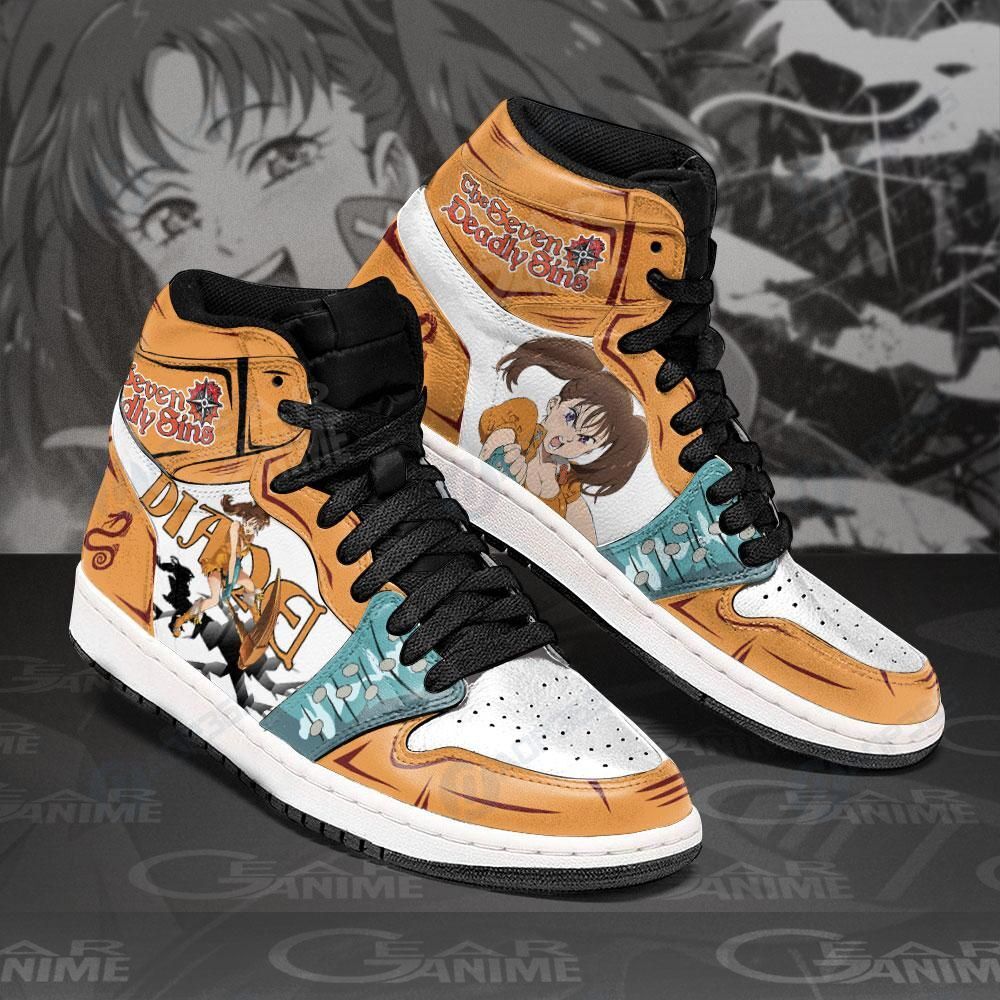 Diane Sneakers Seven Deadly Sins Anime Shoes Mn10 Air Jordan 13 Shoes Hajd2403231